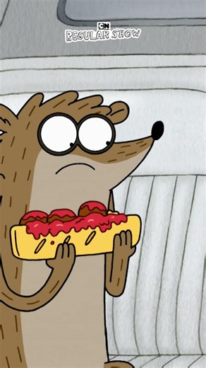 لااا، ليس شطيرة كرات اللحم! 😭 #العرض_العدي #كرتون_نتورك #RegularShow #CartoonNetwork