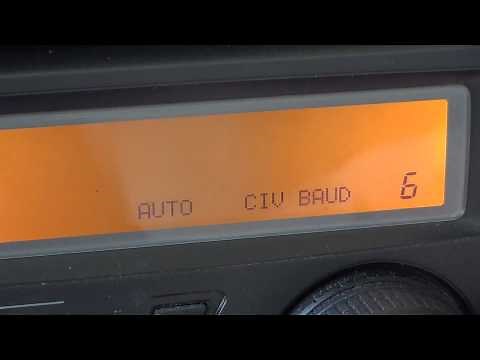 Icom IC R8500 computer control settings