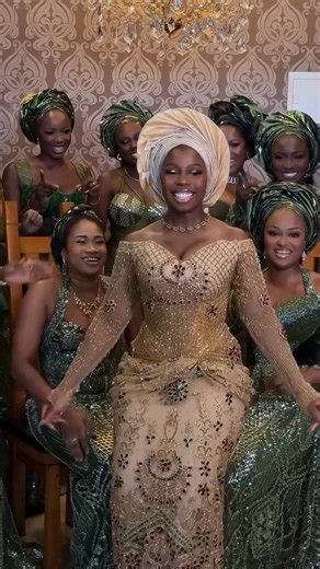 Beautiful Bride & her ladies 😍♥️... Lace Styles For Women #fashion #shorts #wedding