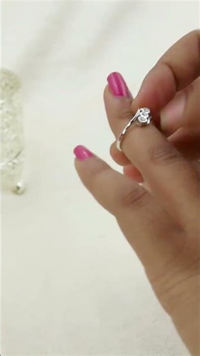 925 Sterling Silver Solitaire Ring ✨ Minimal Luxury Diamond Ring for Women | Handmade Fine Jewelry