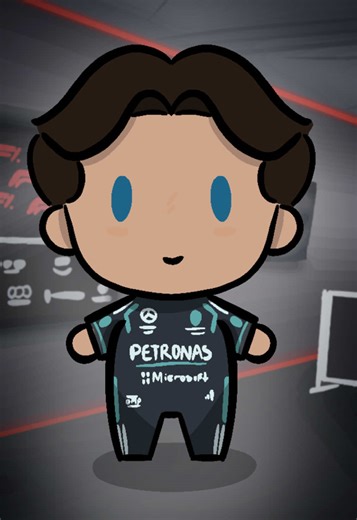 Day 19 of turning the F1 grid into chibis 🏎️✨ The tiny grid keeps growing and I’m having so much fun with this series! It’s kinda funny that Lando Norris and Max Verstappen are in the finals again 😂 Place your bets… who will be next? 👀 #GeorgeRussell #MercedesAMGF1 #F1Chibi #F1FanArt #Formula1