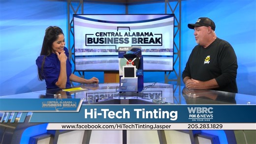 Join us for a Central Alabama Business Break! James Franklin from Hi-Tech glass tinting joins WBRC FOX6 News to discuss window films. If it’s glass they can tent it – Give them a call today! | WBRC 6 News