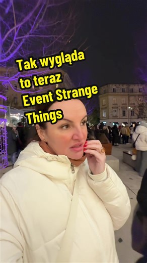 Tak wygląda to teraz o 17:02 Event Strange Things w Warszawie #event #strangerthings #strangerthings5 #warszawa