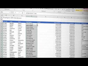 Practice Video Combining Text CONCAT, &
