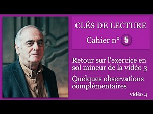 A look back at the exercise in G minor, further observations | Harmony & Musical Analysis