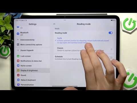 Comment activer le mode Confort des Yeux (filtre lumière bleue) sur XIAOMI Pad 8