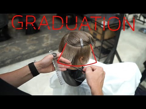 HOW TO CUT CLASSIC SHORT GRADUATION HAIRCUT