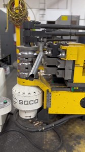 5.5K views · 84 reactions | Take an inside look at our tube bending process using our SOCO tube bender. We made fixtures for all of our bent tubing to make sure that it is within tolerance before shipping it out!  | CAGEwrx | Facebook