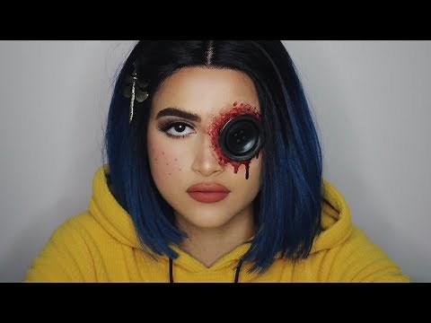 Coraline Jones | HALLOWEEN MAKEUP TUTORIAL