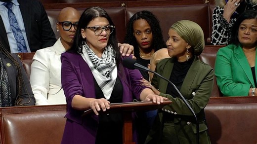 Rep. Rashida Tlaib censured by House over Israel comments