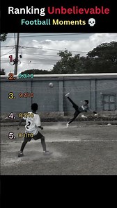 Ranking the Most UNBELIEVABLE Football Moments Ever 😱⚽#football #soccer #skills
