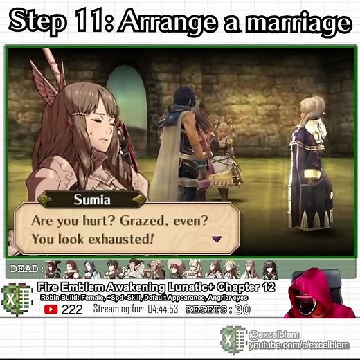 FE Awakening Lunatic+ Step 11: Arrange a marriage