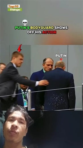 Putin's Bodyguard's INSTANT Reaction! 😱🏆‎ #shorts #putin #russia