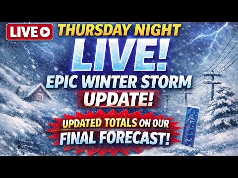 🚨 THURSDAY NIGHT LIVE — EPIC WINTER STORM UPDATE 🚨
