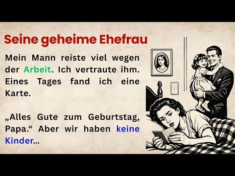 A secret family? | Slow German history for learning German (A1–A2)