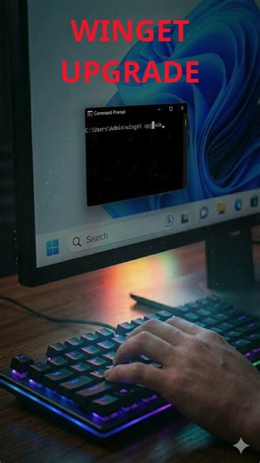 CMDازاى تحدث برامج الكمبيوتر بأمر واحد فقط وفى دقايق ؟!!