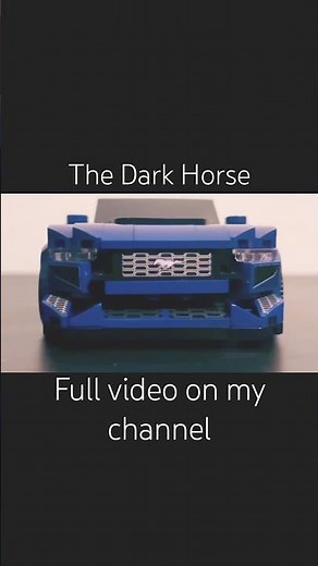 Lego dark horse mod #lego #cars #automobile #speedchampions #foryou