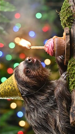 The Slowest Animal in the World | Cute Sloth Life 🦥 #shorts #shortvideo #animals