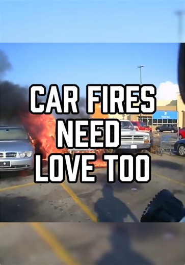 Everyone loves a good car ripper #aggressivefireground #aggressivefirefighting #carfire #firefighter #firefighterlife ##fires##pov##pointofview##nozzleman