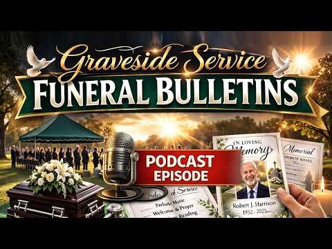 Graveside Service Funeral Bulletins: Purpose, Structure, and Meaning at the Final Committal
