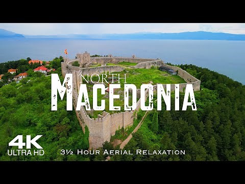 NORTH MACEDONIA 🇲🇰 Македонија 2026 | 4K Drone Aerial 4K Relaxation Film Piano Study Скопје