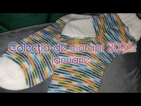 Colecția de ciorapi 2026:#5 Șosetele lunii ianuarie-tehnica helix.Tutorial pas cu pas.