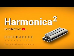 YouTube Harmonica - Play on YouTube with number keys