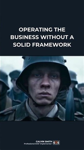 Operating the business without a solid framework VS Building growth around EOS processes and tools.