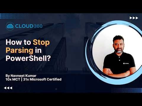 Run External Commands in PowerShell without Errors | Use Stop Parsing --%