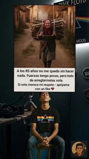 A sus 85, la vida no le da tregua. Su fuerza es una lección 😢 #Shorts