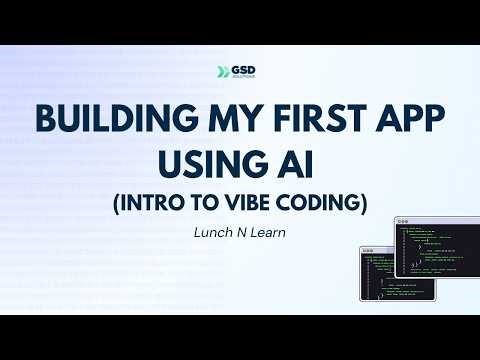Vibe Coding 101: Building My First App with AI