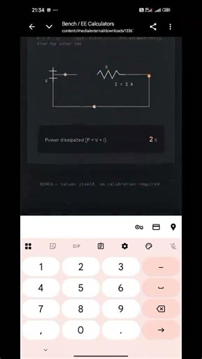 Build a electrical eng calculator web app using ai#calculator #ai #website