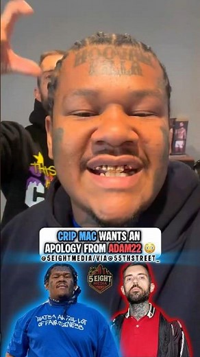 Crip Mac wants apology from Adam22 😳