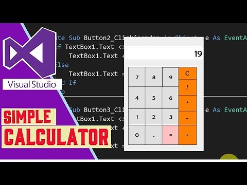 Simple Calculator in Visual Basic .Net