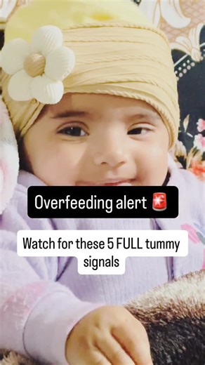 Jashvika on Instagram: "5 clear signs that a newborn baby’s tummy is full after feeding 👶🍼: 1. Baby releases the breast or bottle on their own When full, babies naturally unlatch or stop sucking. 2. Sucking slows down or stops You’ll notice weaker, slower sucking or long pauses during feeding. 3. Relaxed body and hands Fists open up, arms and legs look relaxed instead of tense. 4. Baby appears calm or sleepy A full baby often looks content, drowsy, or may fall asleep. 5. Turns head away or sho