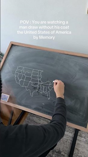 Drawing the United States of America from Memory