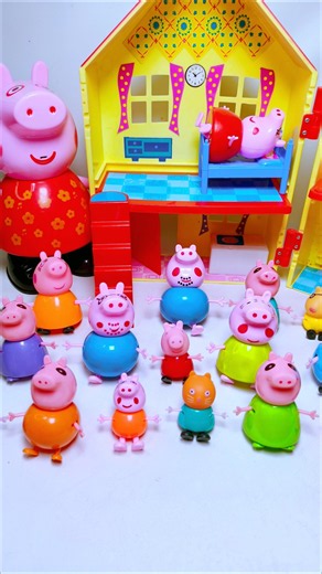 satisfying with unboxing Peppa Pig House & Castle Toys Collection ASMR | Review