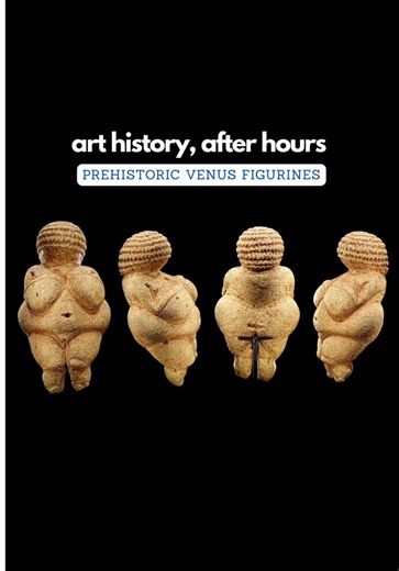 Art History class is back in session! Today we are looking at several prehistoric Venus figurines that demonstrate the importance of the female body in our humanities early art. #arthistory #learnontiktok #art #historytok #venus