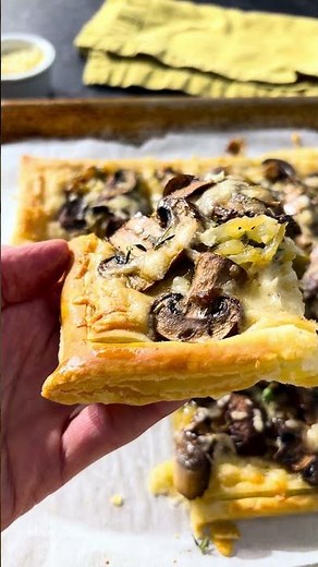 Ultimate Mushroom Tart Puff Pastry