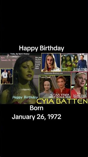 Happy birthday Cyia Batten, born January 26, 1972.
