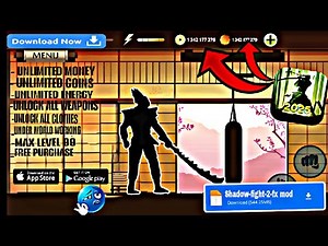 shadow fight 2 mod apk v2.41.8 | stable version, unlimited money, level max 99 and unlock all