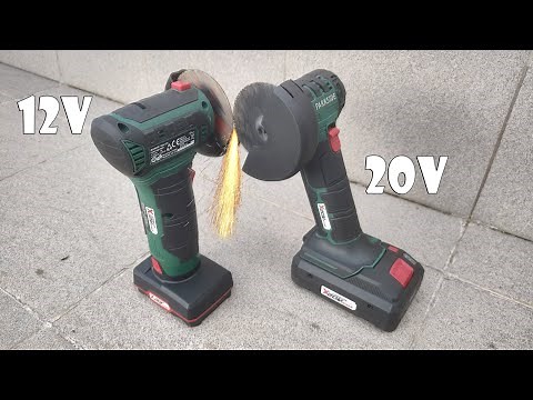 All New Parkside 20V Mini Angle Grinder PWSAM 20-Li A1