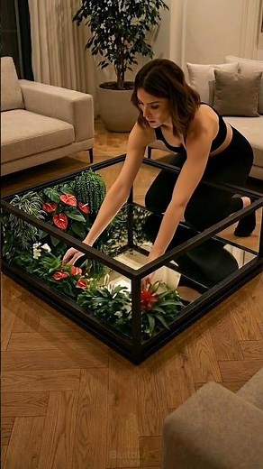 Mind-Bending Infinity Mirror Garden Table Build! 🤯