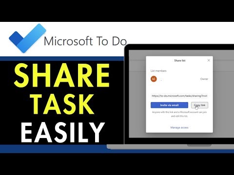 How to Share Tasks on Microsoft to Do 2025 (EASY GUIDE)