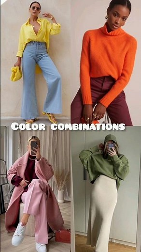 Best Color Combination for Outfit 👗✨ | Stylish & Aesthetic Looks
