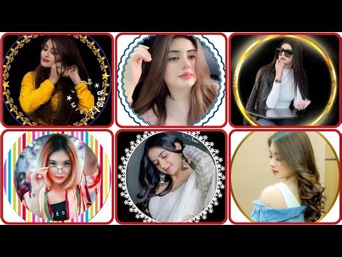 Beautifull Girls photos in frame | Instagram profile pic for girls || dp for WhatsApp @Stellafashion