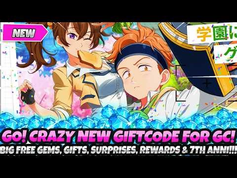 *GO NOW! CRAZY NEW GIFT CODE FOR GC!* Big Free Gems, Gifts, Surprises & 7th Anni! (7DS Grand Cross