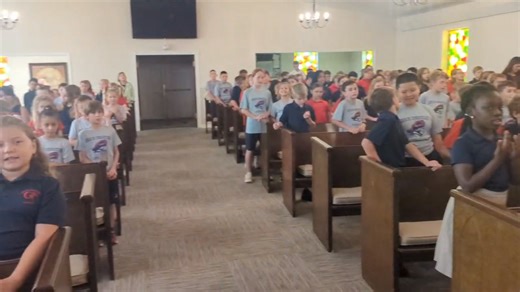 132K views · 10K reactions | Elementary Chapel getting their worship on!  Proclaiming and testifying that Jesus loves them and He'll never let them down. Truth! | Grace Christian School - Valrico, Florida | Facebook