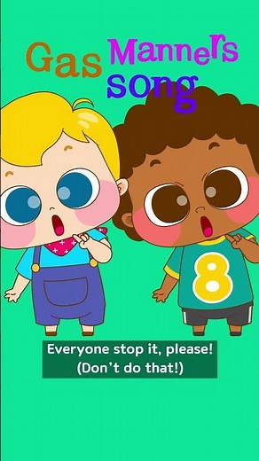 Gas Manners song 2 #NurseryRhymes #REDMON