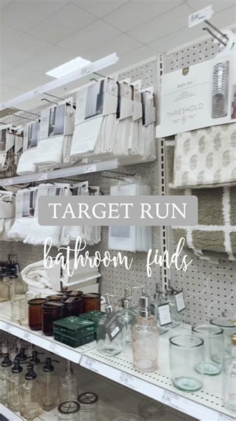Target Bathroom Finds for Guest Bathroom